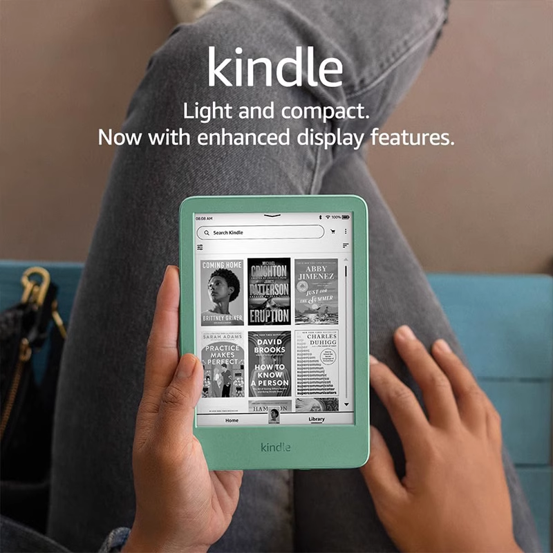 Kindle 第 11 世代 グレアフリー ディスプレイ、調整可能なヘッドライト、長いバッテリー寿命を備えた最軽量の Kindle