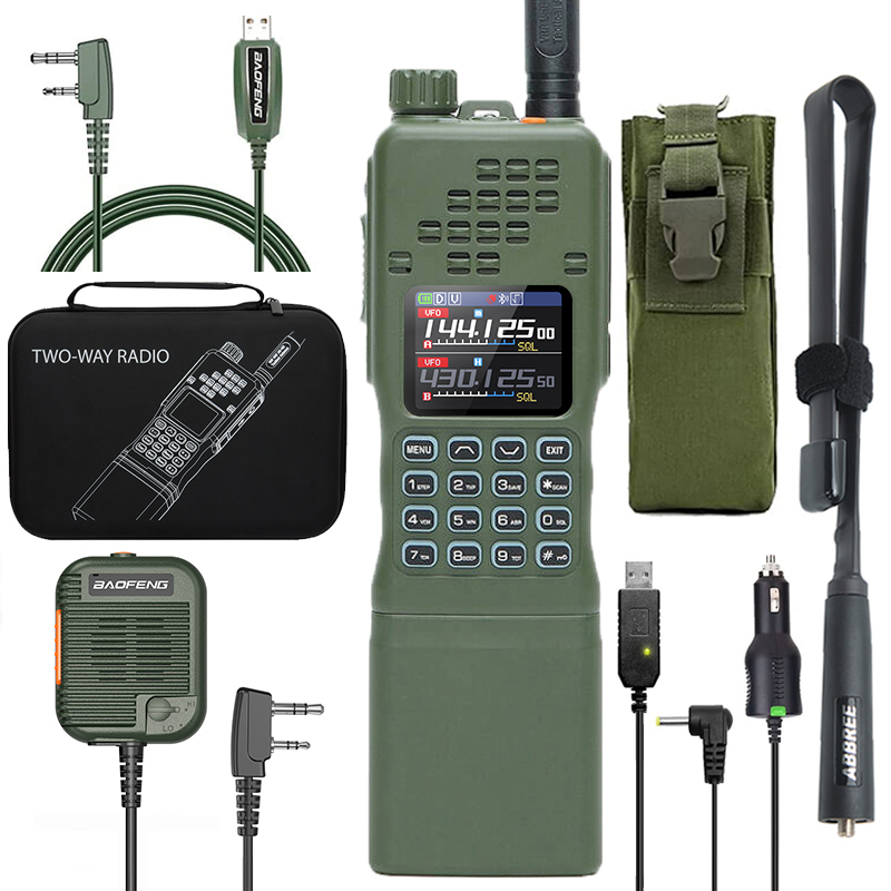 Baofeng AR-152 プロ GPS トランシーバー双方向ラジオ 12000mAh バッテリー戦術 50 キロ長距離 AN PRC-152 マルチバンドトランシーバー