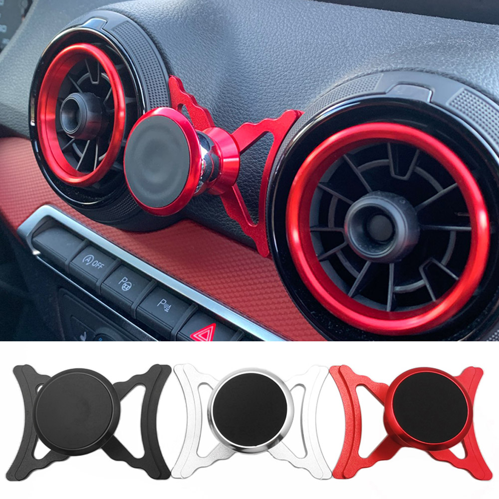 自動車電話ホルダーアウディ Q2 SQ2 GAB エアベント磁気マウントカースタイリングブラケット GPS スタンド 360 度回転可能なモバイルサポート