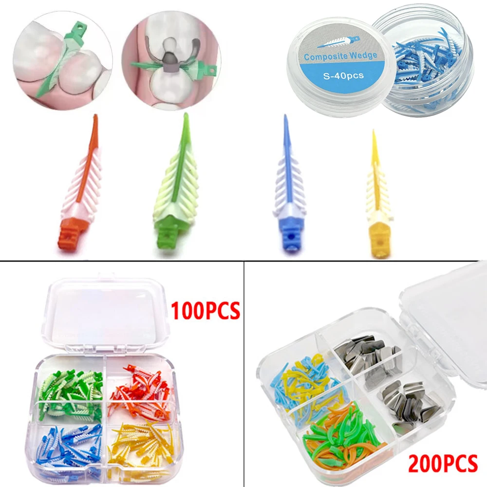 Dental Wedges Anterior Matrix System Wedge Matrix Bands Interdental Wedges Dentist Oral Consumable Materials Various Types