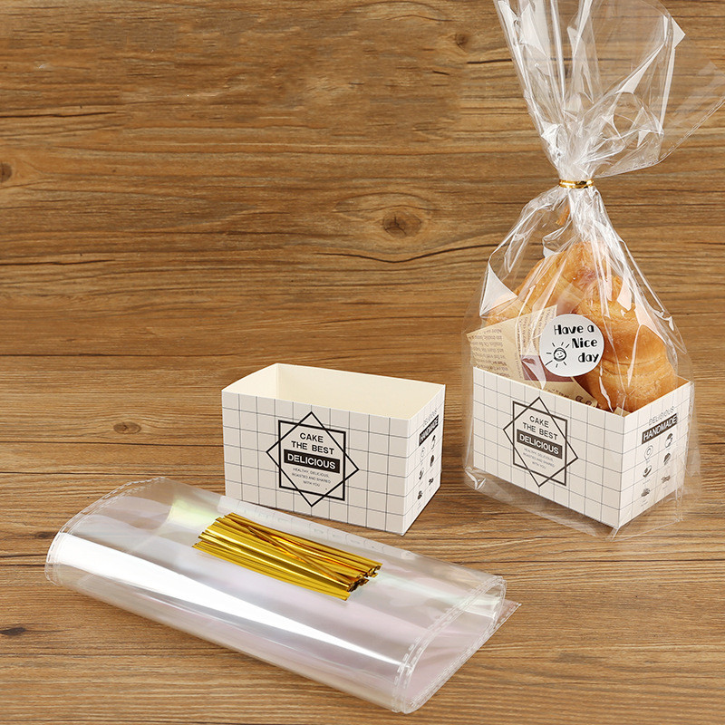 50 ピース/セット韓国格子サンドイッチ包装紙箱トーストバーガーパン食品バッグ売れ筋誕生日パーティー食器用品