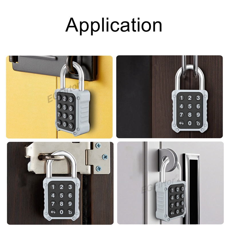 Tuya Bluetooth APP リモート電子スマート南京錠パスワードドアロックセキュリティ安全バッグボックス引き出し