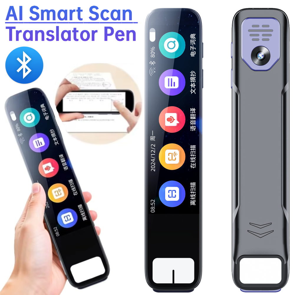 GPT AI 翻訳ペン 150 言語 AI スキャン スマート翻訳ペンは質問をスキャンし、AI が生成した即時回答を受け取ります