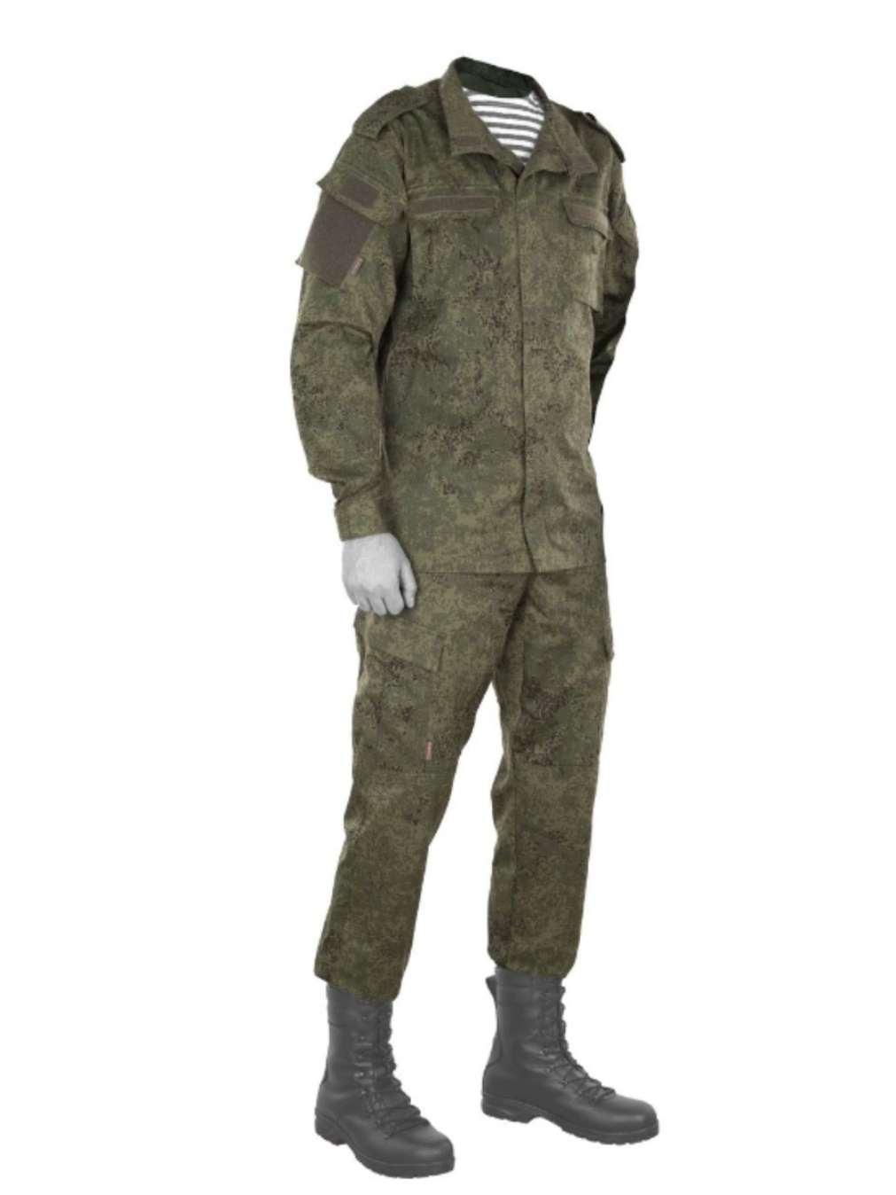 ミリタリー迷彩制服セットスモールグリーンマン空挺部隊タクティカルベストとパンツ屋外キャンプ旅行用品男性用