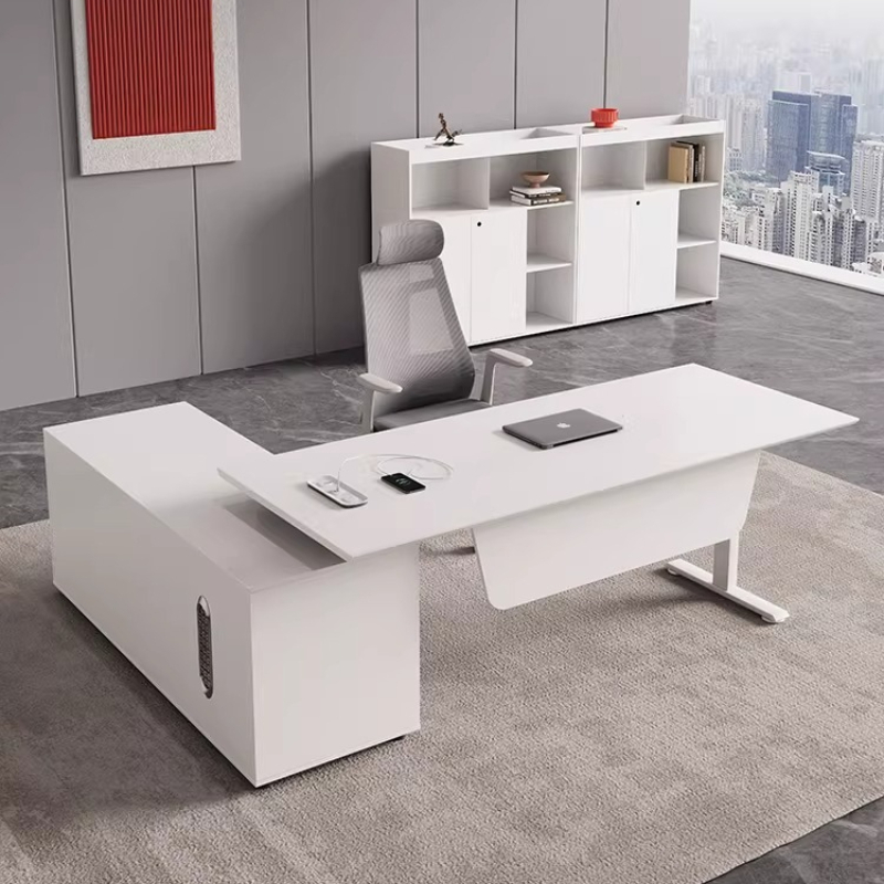 モダンなシンプルな電動リフティングテーブルボステーブルコンピュータデスクオフィスデスクとワークステーションオフィステーブルプリアンテルームデスク