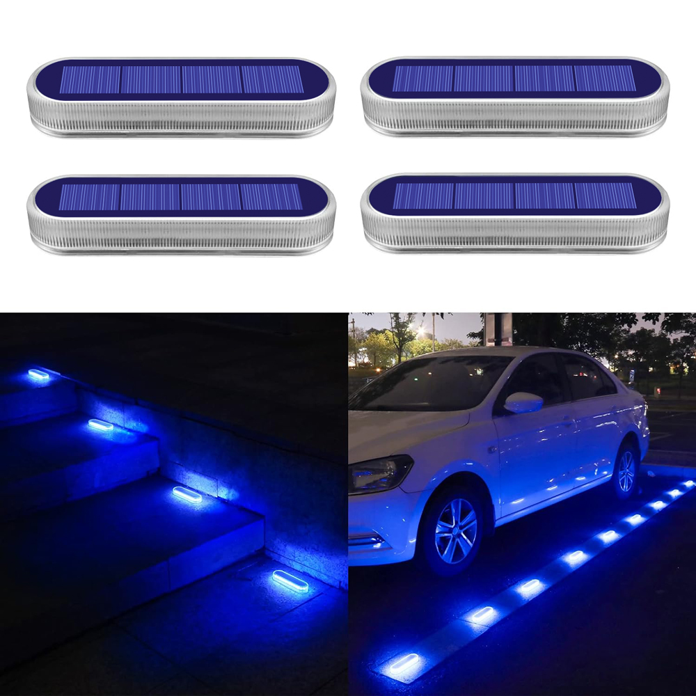 ソーラーデッキライトソーラーLED屋外照明IP68防水LEDステップワイヤレススティックオンライトデッキステップドック私道用