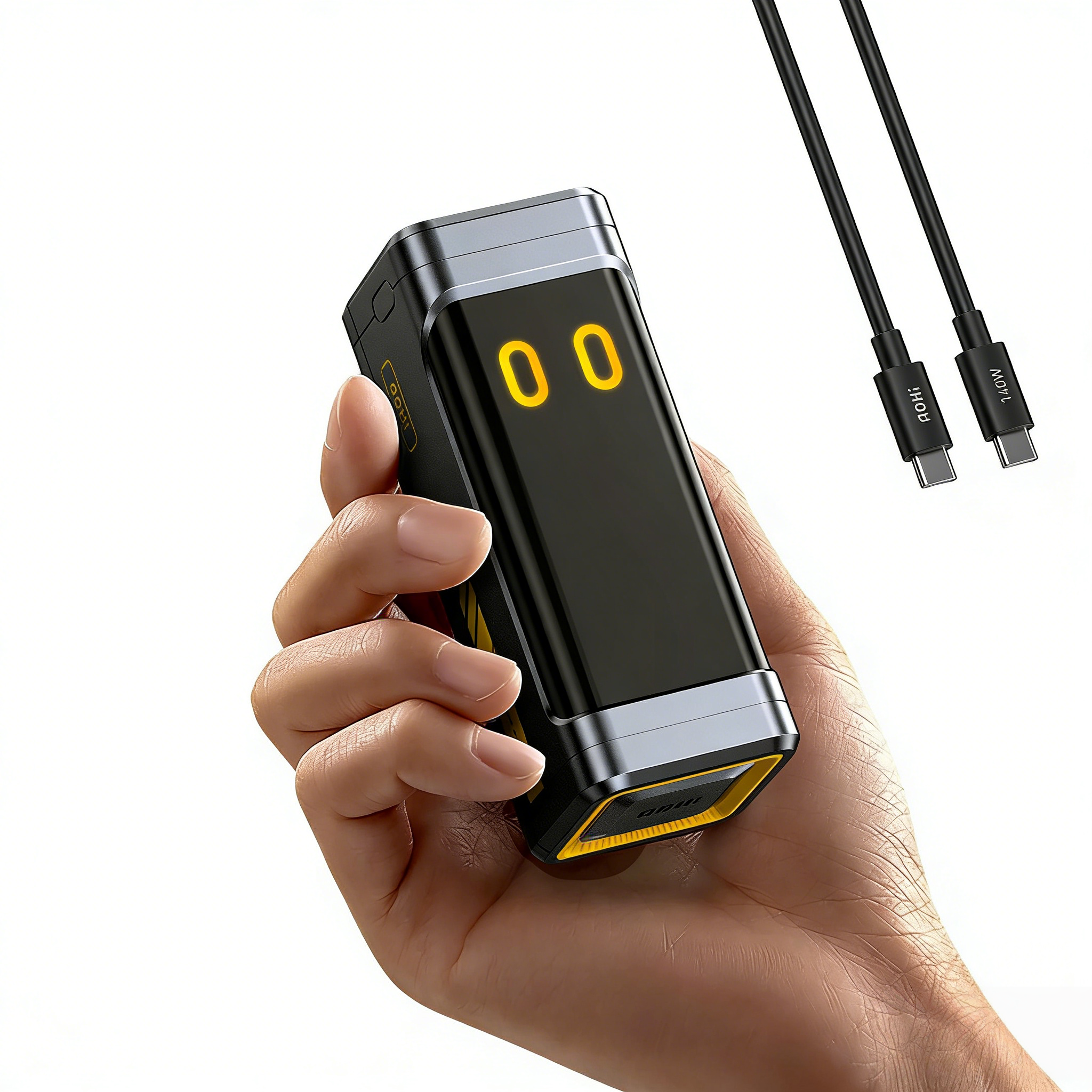 FUTURE STARSHIP PRO PD 3.1 210W 10,000mAh パワーバンク、140W USB-C - USB-C ケーブル付き