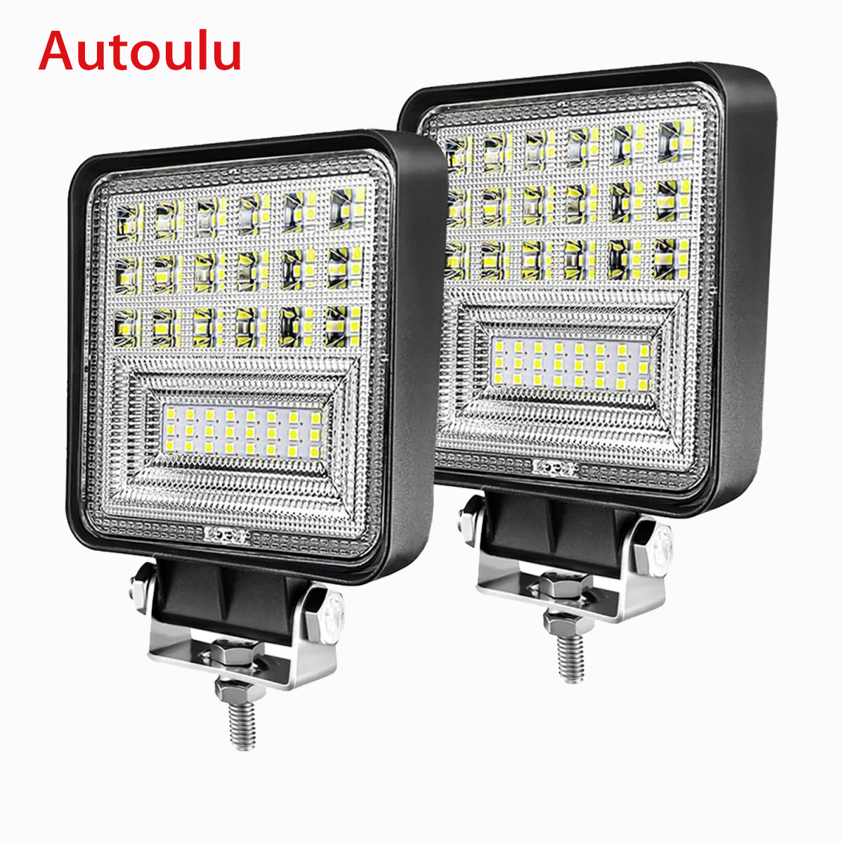 2 個 4 ''LED ワークライトトラックオフロードランニングライトバー 120 ワット 6000 k フォグライトバー汽船キャンピングカートラクターオートバイ ATV