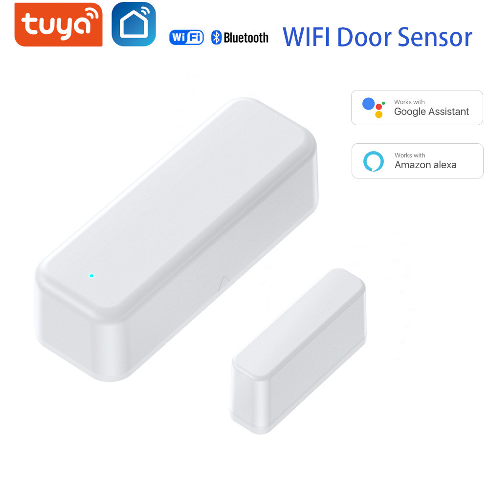 Tuya ドアセンサー アラーム Wifi ドアセンサー ウィンドウエントリーセンサー セキュリティ 盗難 スマートライフ 磁気ドアセンサー Alexa Google ホーム