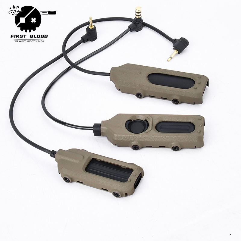 戦術 SOC スナップオン カバー レーザー圧力パッド L3 Harris NGAL (LA-23) Surefire 07 Insight リモート スイッチ対応