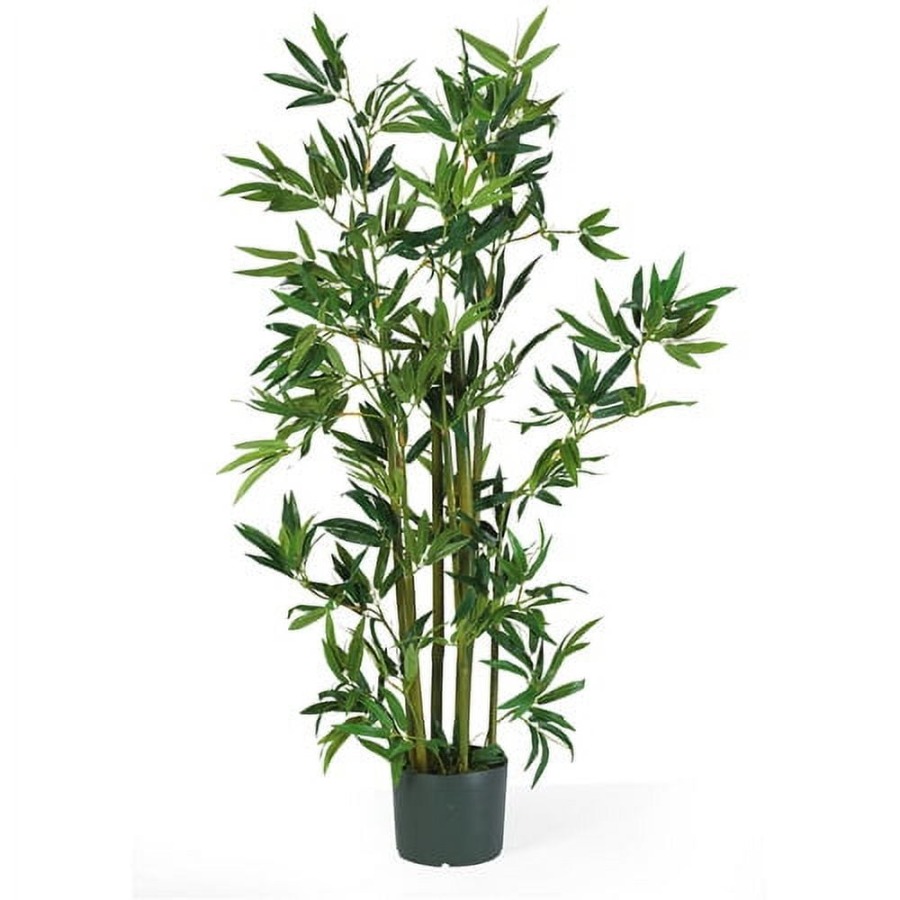 4'竹ポリエステル人工植物グリーン