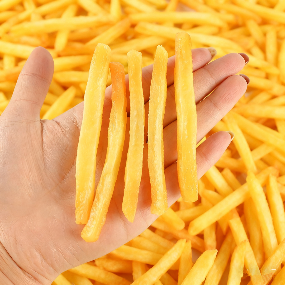 20/50 個 PVC フェイクフライドポテト – リアルなポテトストリップ食品小道具、写真撮影、ディスプレイ、いたずら用