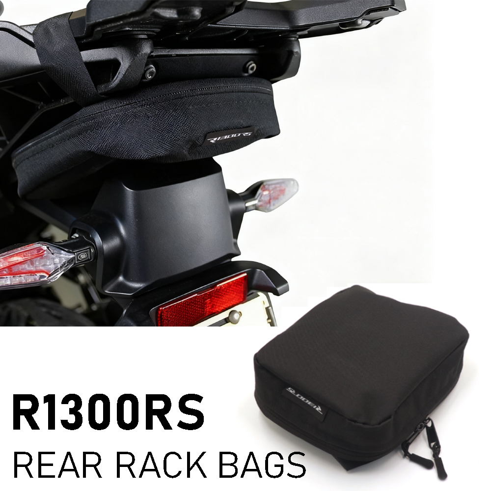 R 1300 RS オートバイアクセサリー荷物ラックバッグ BMW R1300RS テールライトトップ防水バッグツールバッグ後部座席パニアバッグ