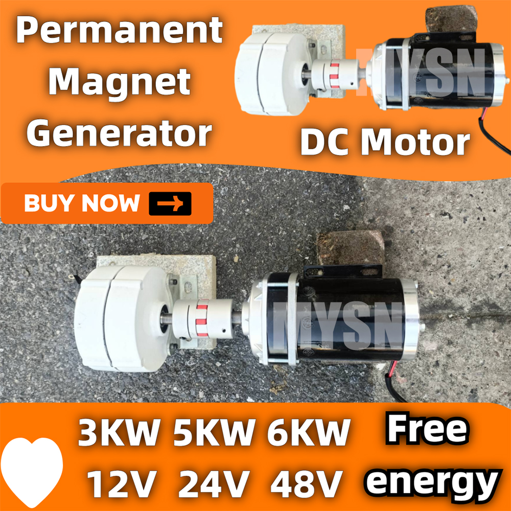 フリーエネルギー 10KW サイレント発電機セット 8KW 24V 12V 48V 永久磁石発電機 5KW オルタネーター屋外パーティーキャンプ MPPT