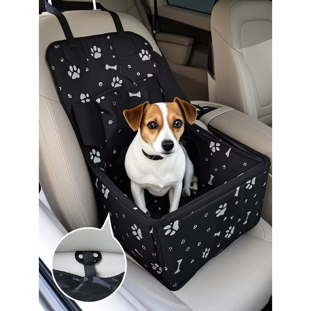 収納ポケット付き犬用カーシート、旅行用犬用バッグカバー、折りたたみハンモックペットキャリア、小中型犬用品用トラベルギア