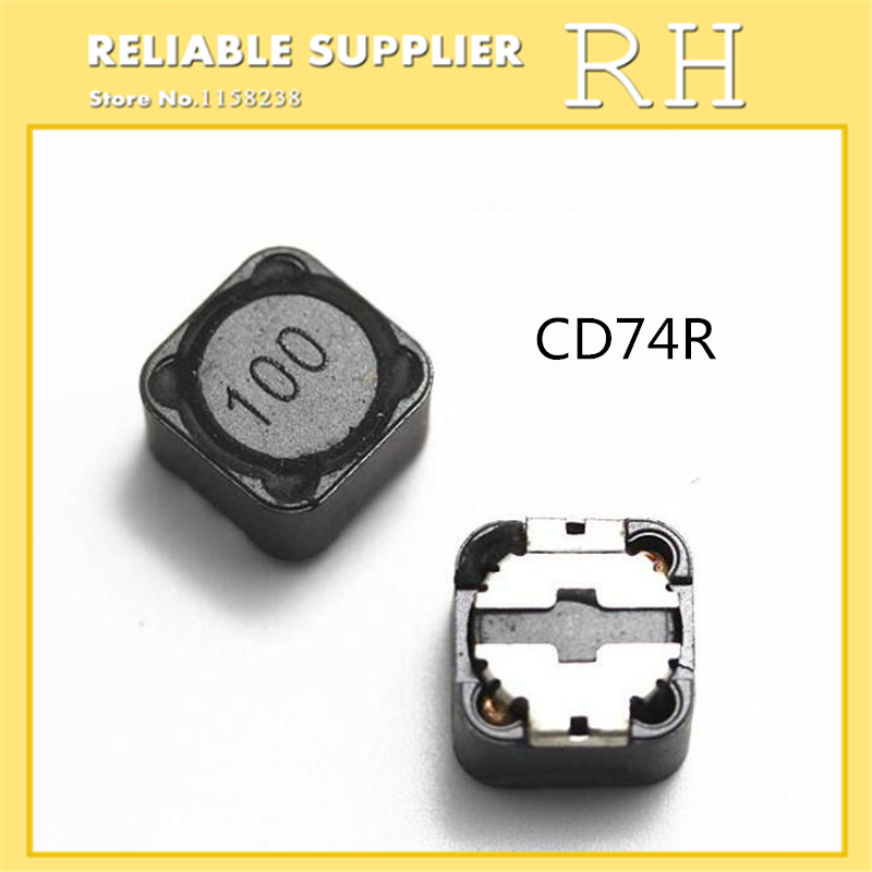 50 ピース/ロット SMD パワーインダクタ CD74R CDRH74R 7*7*4 ミリメートル 2.2UH 3.3UH 4.7UH 6.8UH 10UH 22UH 33UH 47UH 68UH 100UH 150UH 220UH 470UH