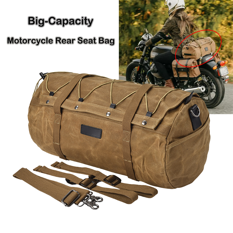オートバイリア荷物ラックバッグ BMW/ヤマハ/ホンダ/ハーレーツーリングユニバーサル防水ポストトラベルパッケージサイクリングトラベルバッグ