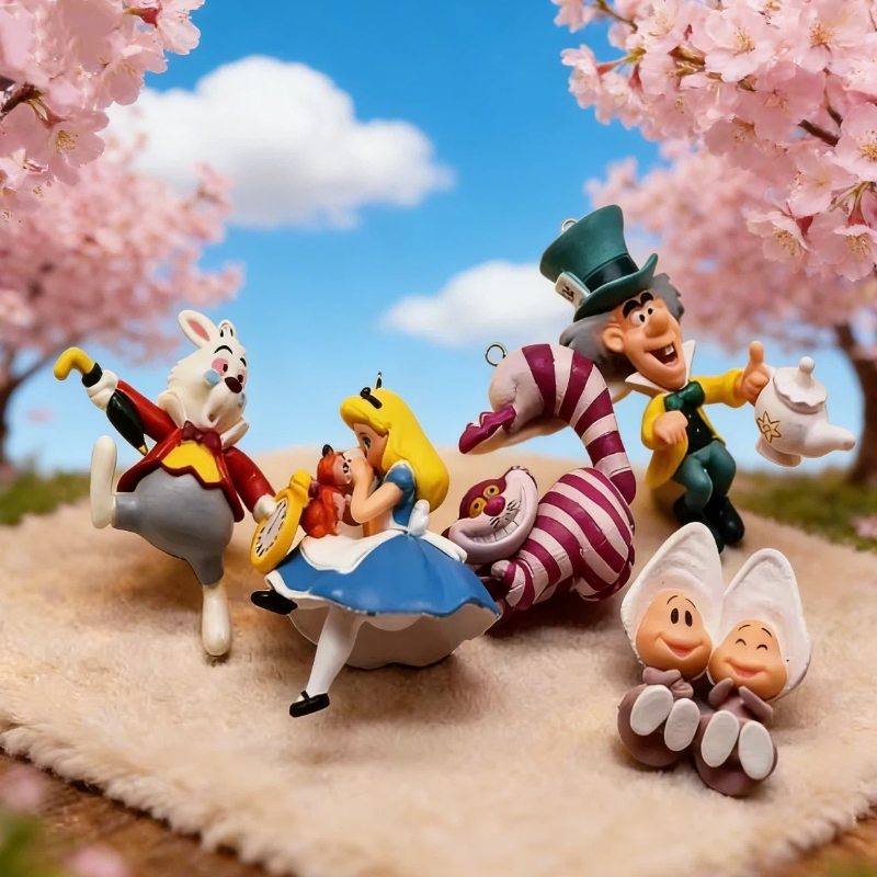 アリスのブラインドボックスアクション人形アニメ装飾スケールモデルジュエリーアニメシリーズサプライズギフト家具装飾飾り