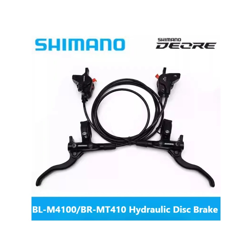 SHIMANO DEORE MT410 プロフェッショナル ブレーキ システム - BL-MT4100 油圧レバー フルブレーキセット付き
