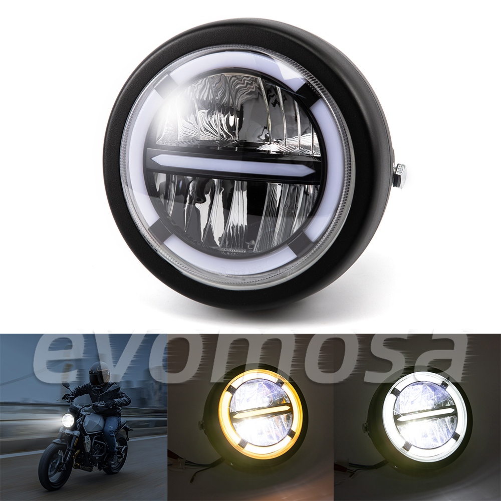 6.5 インチオートバイ Led ヘッドライト丸型ヘッドライトヘッドランプユニバーサル BMW K100RS R100RS R1200C R1200GS R1200R R1200RT