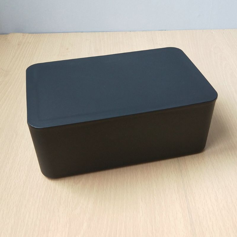 カバー付きブラックワイプディスペンサー軽量ナプキンケース簡単に開けられます