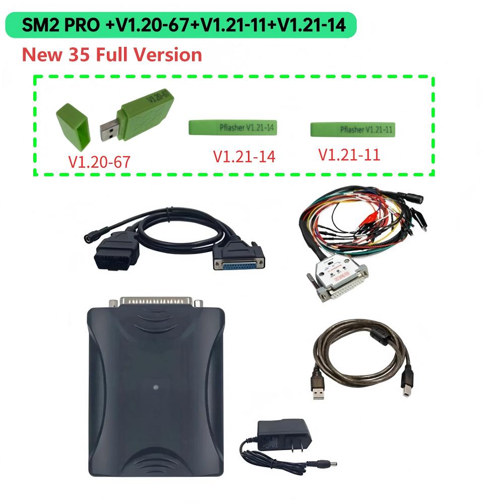 新しいアップグレード 35 は SM2 J2534VCI PCMFLASH OBD2 配線 ECU プログラミング クローン アライメント修理を置き換えます