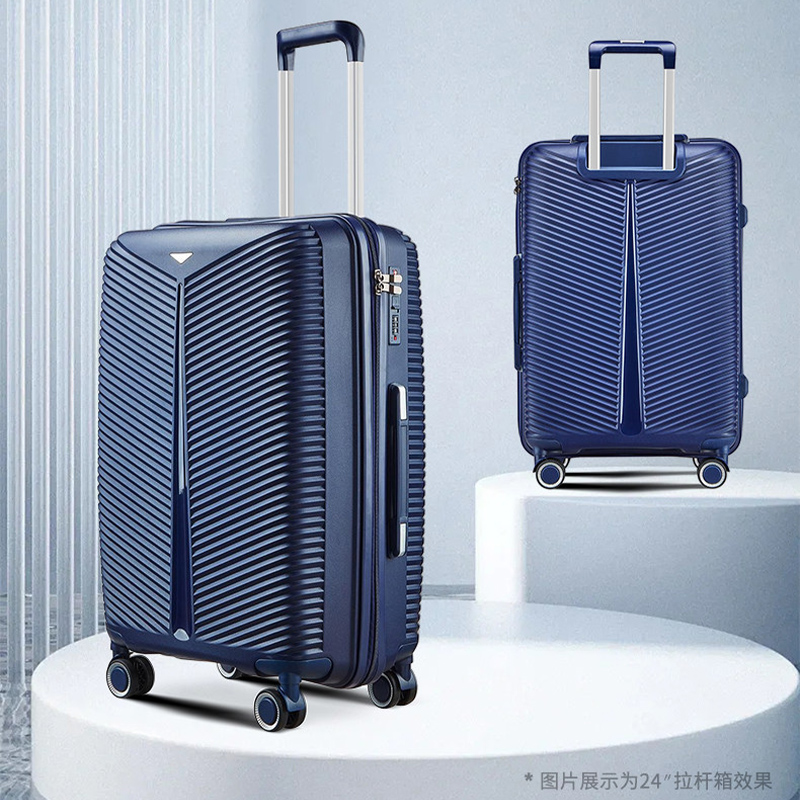 新しい 20-28 インチ機内持ち込み荷物大容量ジッパースーツケース男性と女性のための格納式ハンドルパスワードスーツケース