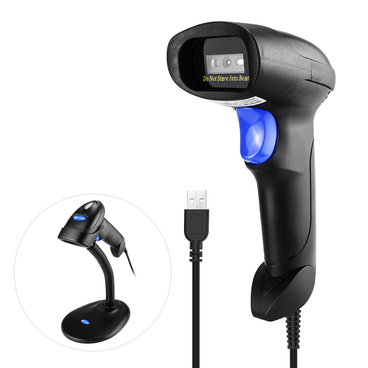 NETUM L8 ワイヤレス 2D バーコード スキャナーおよび在庫 POS ターミナル用 L5 有線 1D/2D QR バーコード リーダー PDF417