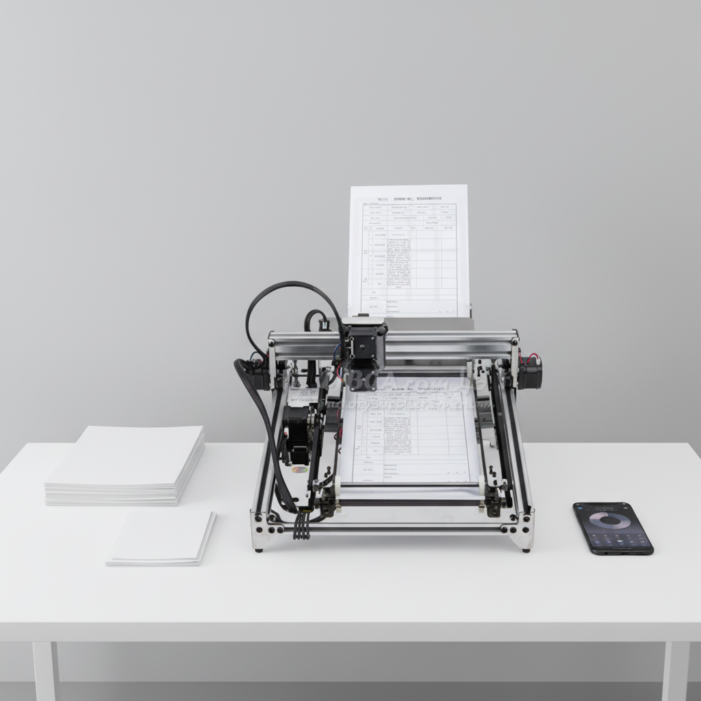 LY A4 サイズ自動給紙プロッティングロボットペン書き込みプロッティングロボットマシン彫刻 Corexy フレームプロッターキット