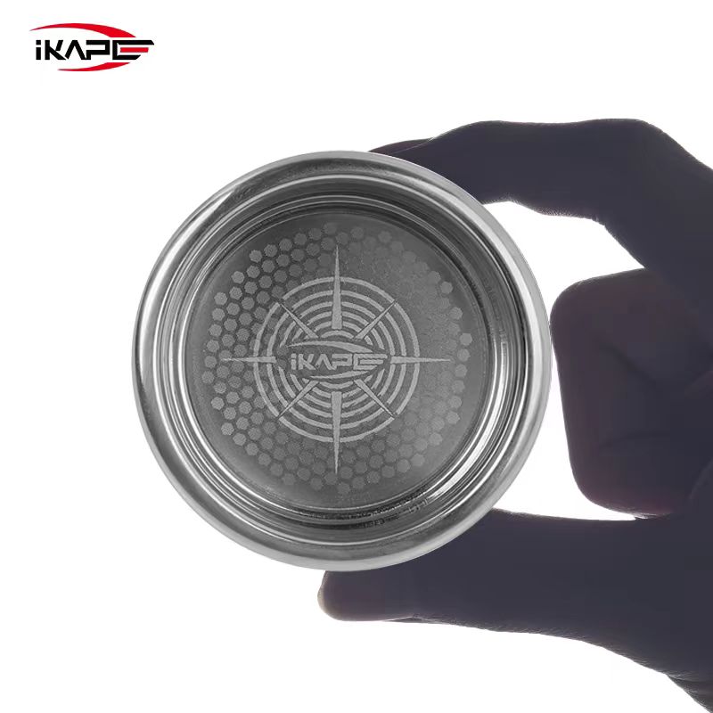 IKAPE Beehive ステンレス鋼エスプレッソフィルターバスケット高精度高抽出 51/54/58MM 底なしポルタフィルターコーヒーメーカー