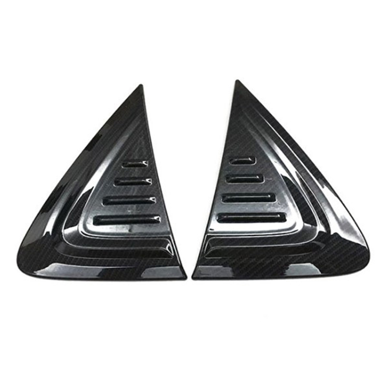 厳密なトヨタ C-HR CHR 2016-2020 車のカーボンファイバースタイルサイドフロントエアベントフェンダートリム装飾カバーフィットアクセサリー
