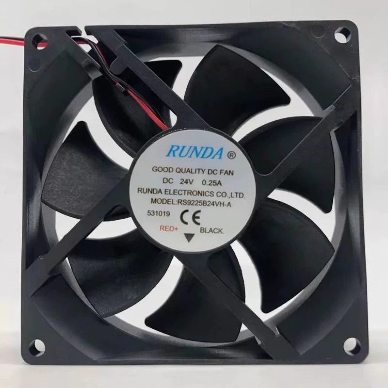 新しい冷却ファン RUNDA RS9225B24VH-A 24 V 0.18A 0.25A 0.32A 溶接機冷却ファン 9225 92*92*25 ミリメートル