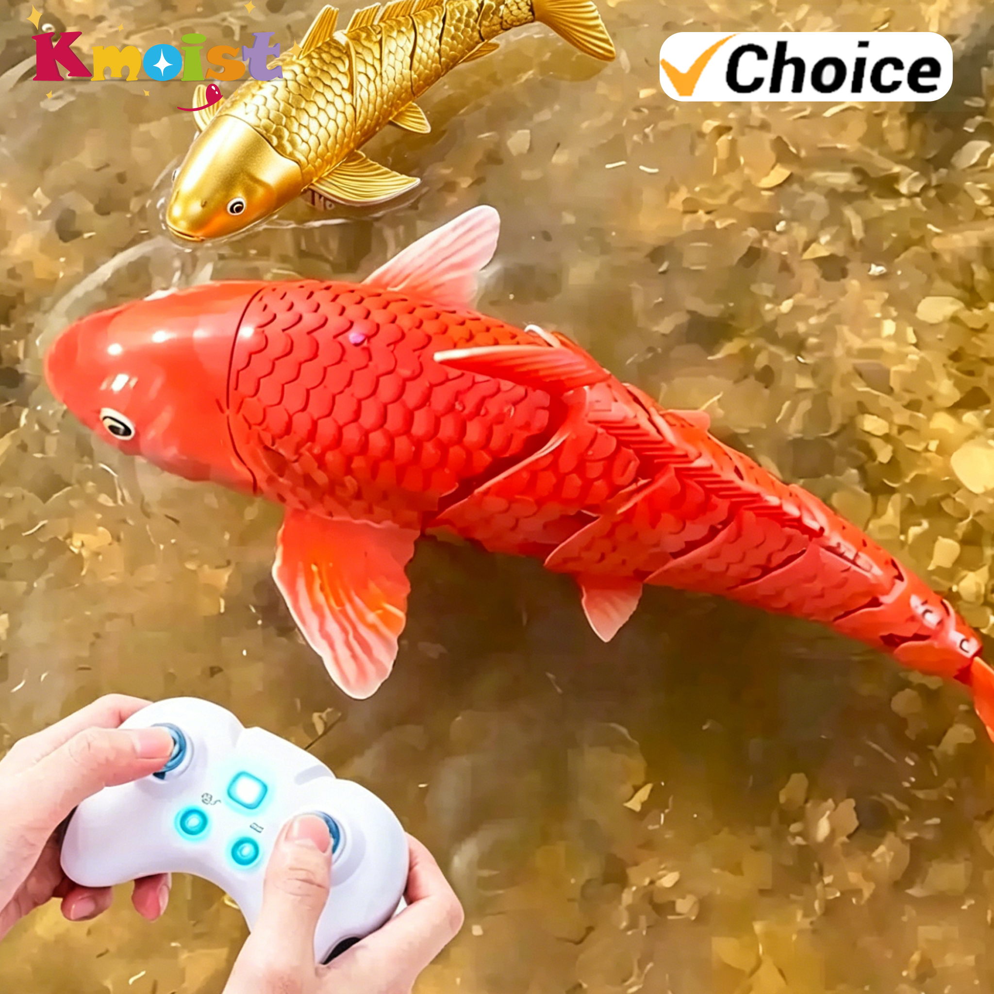 RC 魚 2.4 グラムシミュレーションリモコン金魚屋外プールおもちゃスマートとコーディングおもちゃ子供男の子の誕生日プレゼント