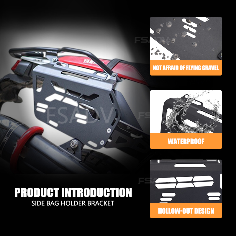 Tenere 700 サドルバッグサイドボックスブラケットヤマハ Tenere700 T700 T7 保存袋荷物キャリア荷物ラックサイドボックスバッグブラケット