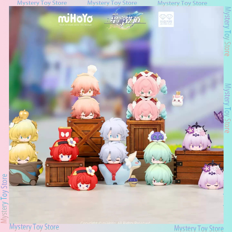 美保代本海スターレールアンフォレウスの英雄譚スーパースタッキングブラインドボックスシリーズアニメフィギュア人形グッズモデルファンギフト