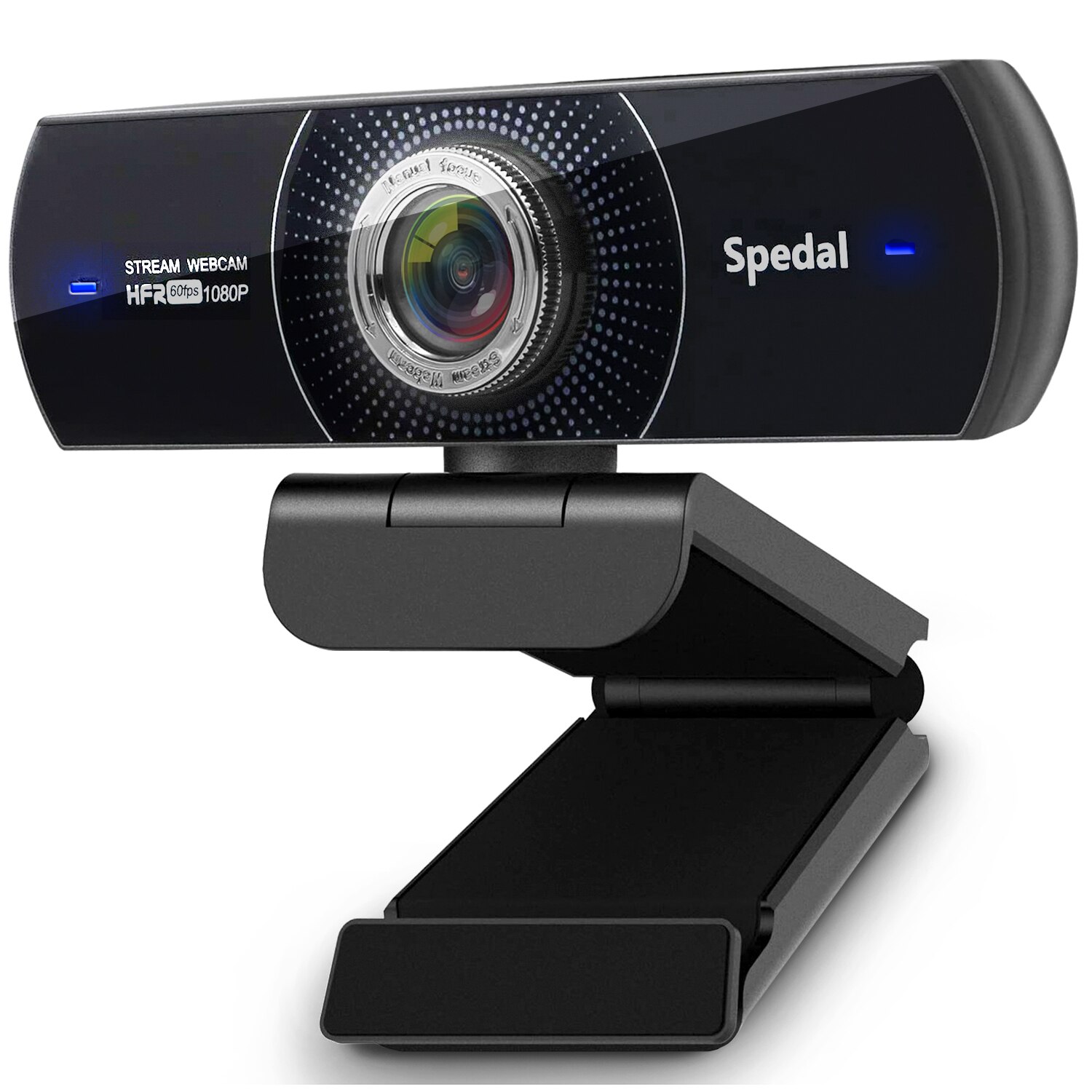 Spedal 934 HD 1080P 60fps USBストリーミングウェブカメラ（マイク付き）コンピューター会議用ウェブカメラ（Windows、Mac、Linux対応）