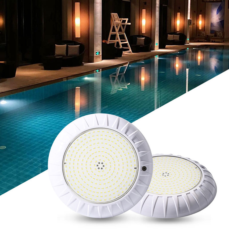 屋外 LED プールランプ IP68 風景壁掛け LED マルチカラーリモコン樹脂プールの水中照明
