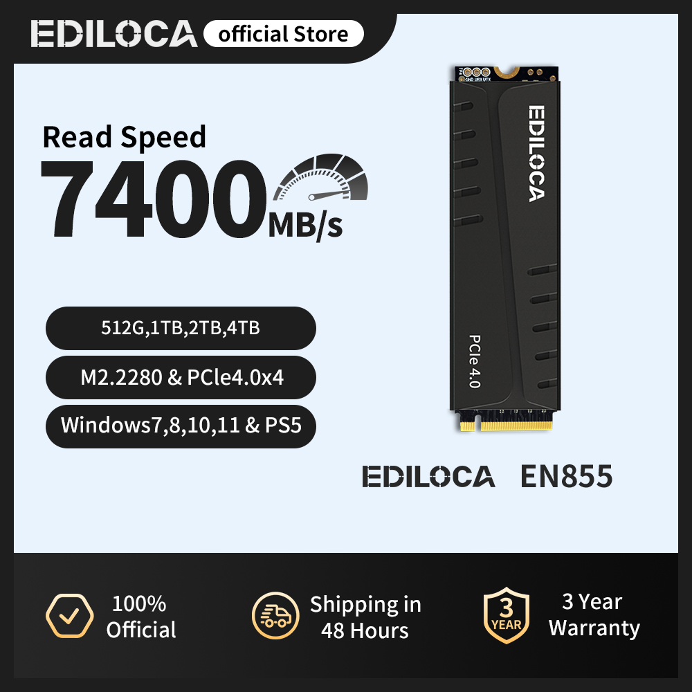 Ediloca EN855 PS5 SSD SLC キャッシュ