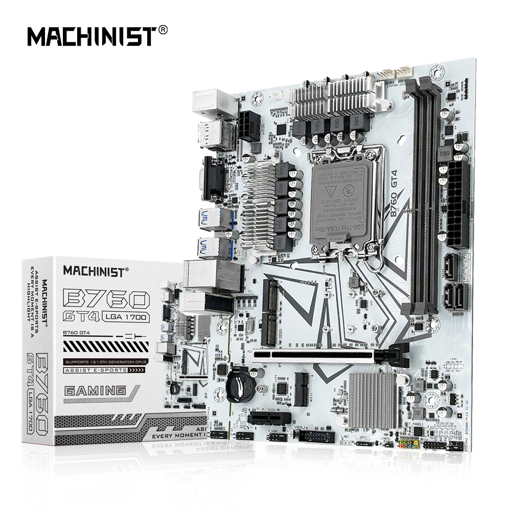 MACHINIST B760 GT4 DDR4 マザーボード LGA 1700 サポート Intel Core I3/i5/i7/i9 12th 13th プロセッサ CPU デュアル チャネル メモリ