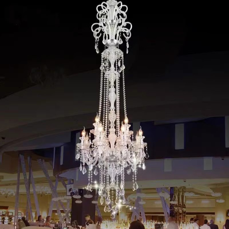 天井シャンデリア現代ホールペンダントランプ人格二重建物アパートホテルロビー Led 寝室用ライト