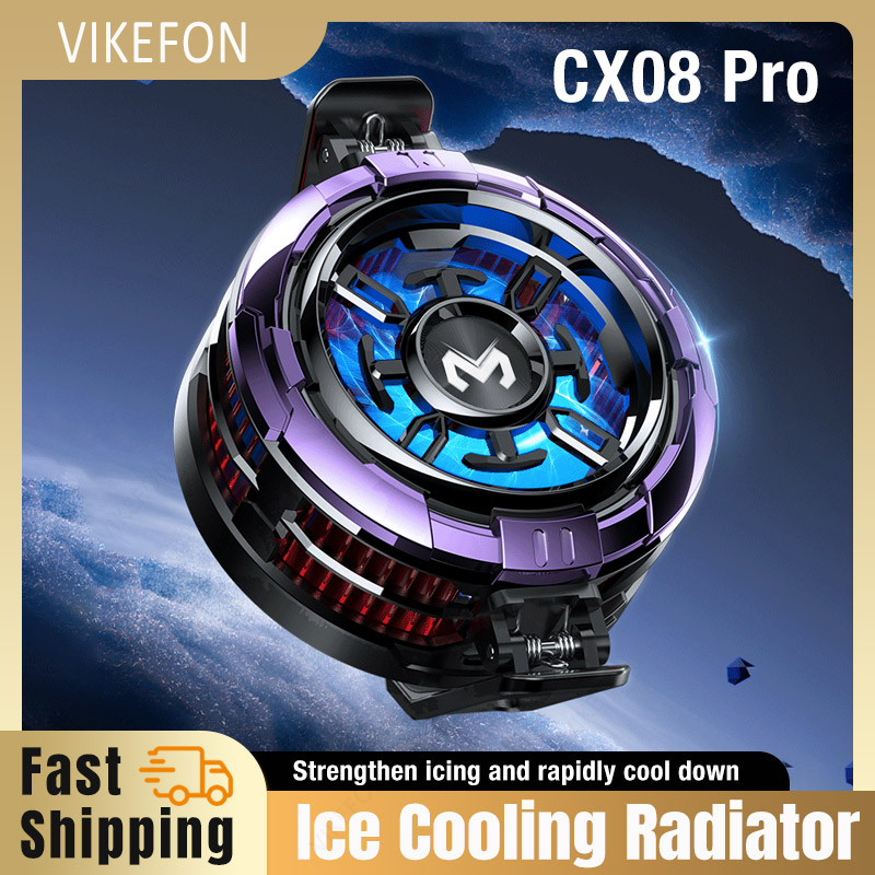磁気バッククリップユニバーサル 2 IN 1 メモ CX08 CX07 電話クーラー半導体冷却ファンフリーズラジエーター iOS Android PUBG 用
