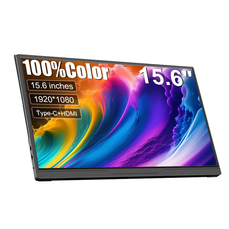 LANLIPU 15.6 "ポータブルモニター 1080P ゲーム超薄型ディスプレイ拡張電話 PS4/5/Loptop/デッキ/Steam/PC/スイッチ/Mac