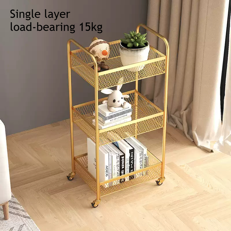 ゴールデンサロントロリー多層機器化粧品トロリーヘアサロン家具ヘアドライヤーシャンプーモバイルDa Parrucchiere Grande