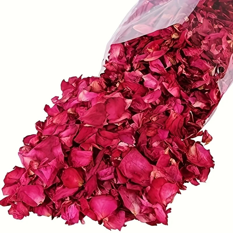 250 グラム新鮮なバラの花ナチュラルドライローズ花びらバスドライフラワースパホワイトニングシャワーアロマ入浴供給結婚式の装飾