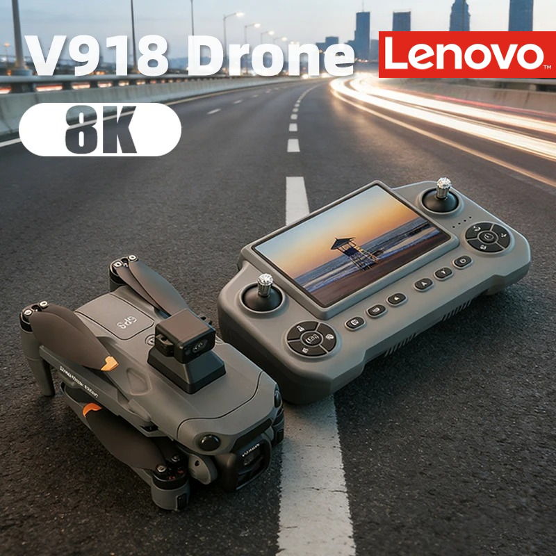 Lenovo V918 3S GPS ドローン 8K プロフェッショナルカメラ空中 FPV ブラシパワーレーザー障害物大画面 RC 折りたたみ 2026