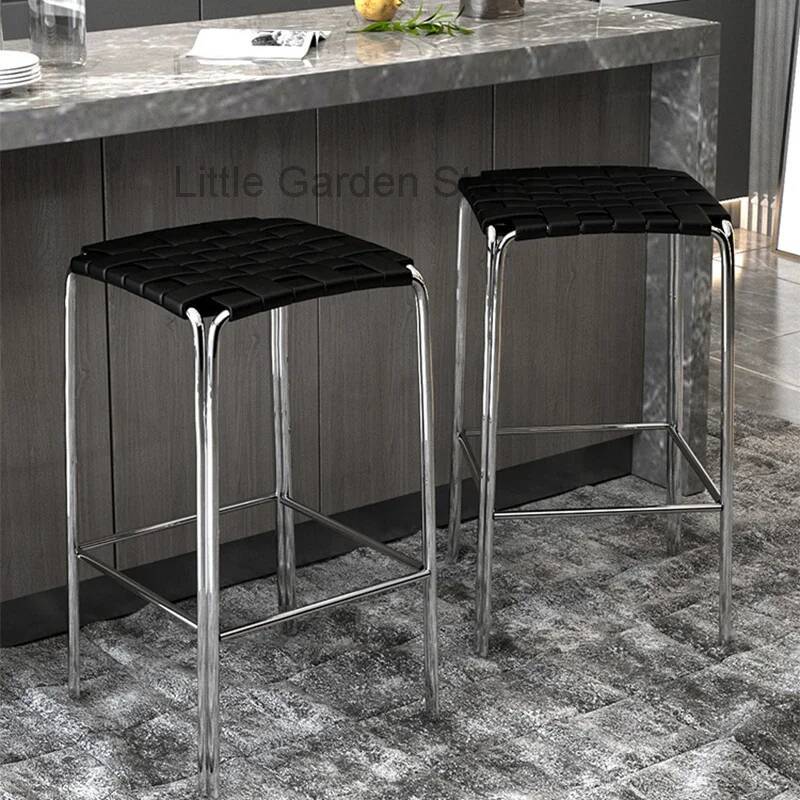 ハイメタル高級バースツールメイクアップモダンな鉄シルバーパーティーバースツールガーデンベッドルームリラックス Sgabello Cucina 家庭用家具