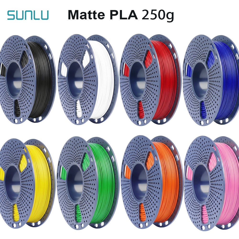 SUNLU マット PLA 250 グラムフィラメント 1.75 ミリメートルカラフルな高品質 Creality Ender Bambulab FDM 3D プリンタ用