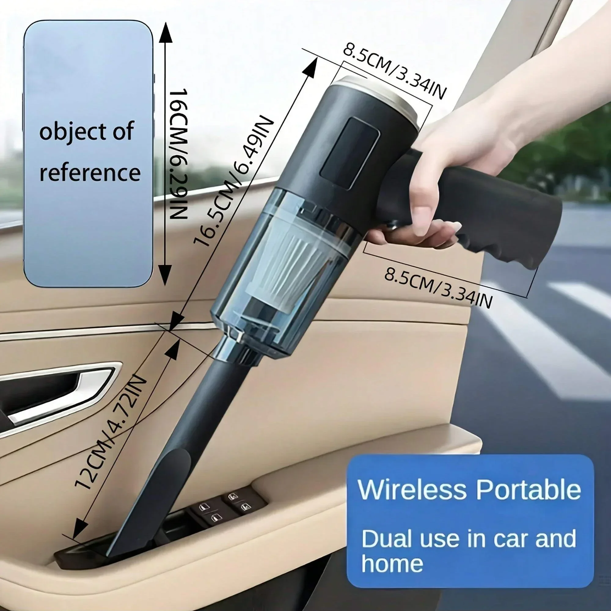 3 で 1 統合吸引と吹出真空組み合わせ掃除機 USB 充電小型車家庭用掃除機