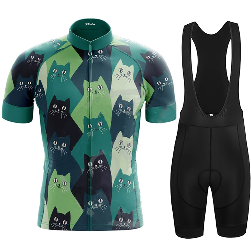 男性サイクリングセット 2025 プロサイクリングジャージセットチームバイク服女性抗 UV MTB 自転車服着用スーツキット