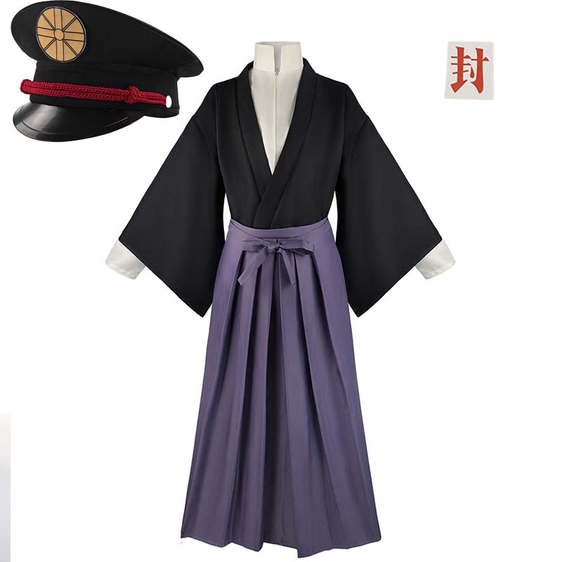 Homchee トレンド Cos 司遊戯コスプレ衣装帽子付きアニメくん袴パンツ剣道フルセットサムライ着物衣装